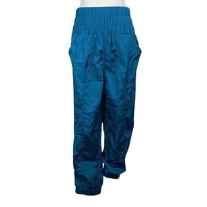 Free People The Way Home Jogger- Turquoise- NWOT